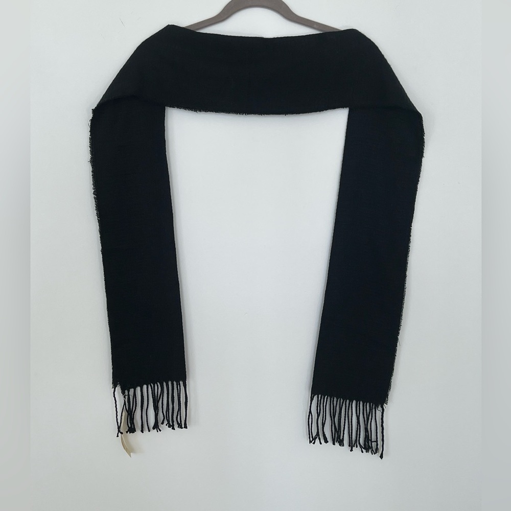 Collection Eighteen Black Scarf, 100% Acrylic